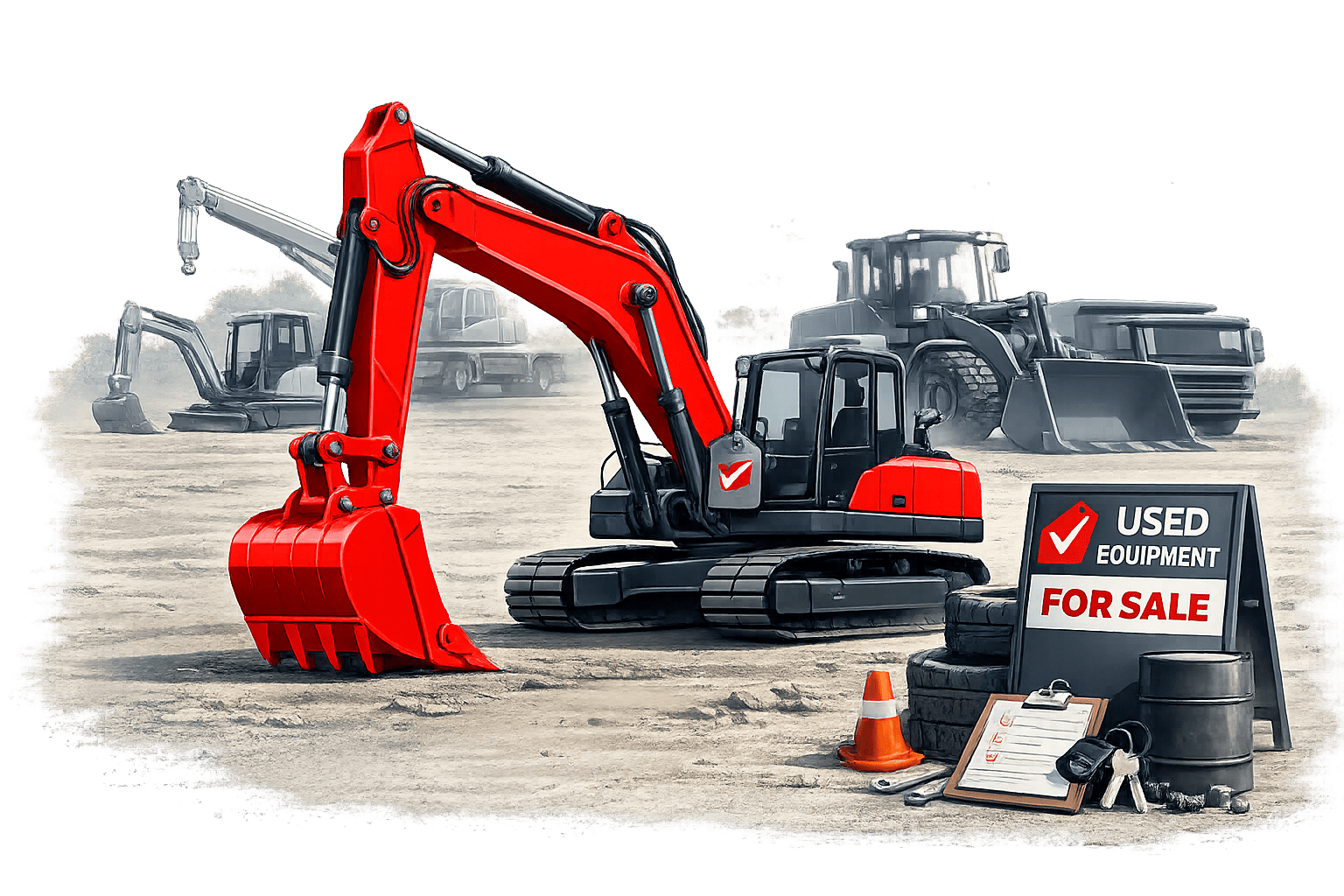 Как продать спецтехнику с пробегом